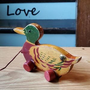 Antique Nooitgedagt Duck Pull Toy